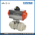 COVNA HK57 rosca 2 vias dupla união válvula de esfera pneumática de controle para água